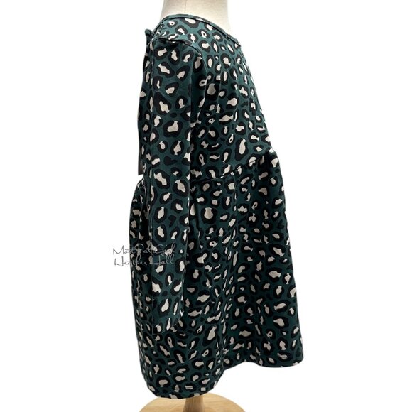 Carlijnq NWT Organic Leopard Print Dress Size 1-2 Year Kids - Picture 3 of 6